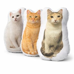 Almofada Toy  Gato -  Envie a foto de seu gato que geramos uma arte pela IA para personalizar sua almofada!
