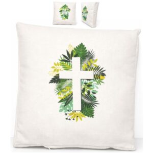 Almofada Linho Personalizada - Jesus Vive